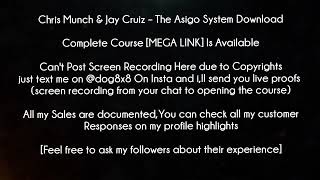 Chris Munch amp Jay Cruiz Course  The Asigo System Download [upl. by Ingamar]