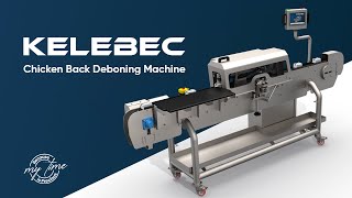 Kelebec Chicken Back Meat Stripping Machine 🐔 [upl. by Nahtad]