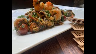 IndoChinese KOLKATA CHINESE RECIPE TANGRA STYLE CHILLI GARLIC SHRIMP Restaurant style at home [upl. by Htes]