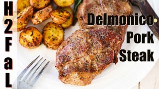 Grilling Season  DELMONICO PORK STEAK  How To Feed a Loon [upl. by Soren]