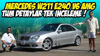 Mercedes W211 E240 V6  E55 AMG Dönüşüm  Tüketim Masraf Kronik Sorunlar  Gazlama  TEST [upl. by Ailefo764]