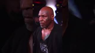 Mike Tyson makes his entrance for fight vs Jake Paul shorts [upl. by Dewhurst]