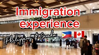 LANDED AS PR 🇨🇦  ANO ANO ANG MGA TANONG SA IMMIGRATION  Philippines and Canada [upl. by Kori980]