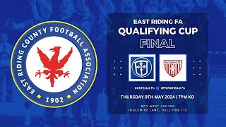 East Riding FA Qualifying Cup Final  Costello FC V Springhead FC [upl. by Luhe]