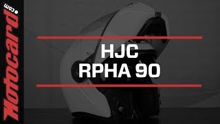 HJC RPHA 90 análisis del casco abatible en Motocardcom [upl. by Dygert307]