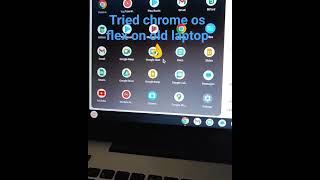 chrome os flex on old laptop [upl. by Elokkin]