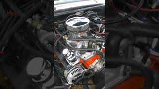 Mopar mildy built 318 CID Airgap intake swap 1982 Dodge D150 shorts [upl. by Eletnahc]