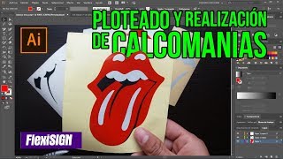 ✂PLOTEADO y COMPOSICIÓN de CALCOMANIAS  koradi Productions [upl. by Eniruam]