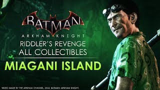 Batman Arkham Knight – Riddler Trophies – Miagani Island [upl. by Ladin]