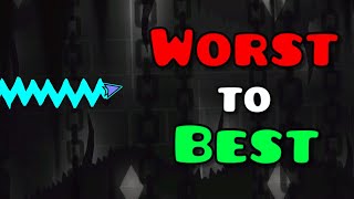 The Hardest Impossible Levels from WORST to BEST Geometry Dash [upl. by Ayotel]