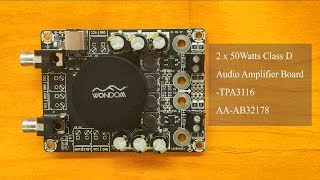 Interface Display amp Connection Instruction of Audio Amplifier [upl. by Harwill]