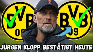 BvB Gerade bestätigt Alle überrascht Jürgen Klopp hat das heute bestätigt BvBNeuigkeiten bvb [upl. by Durwyn]