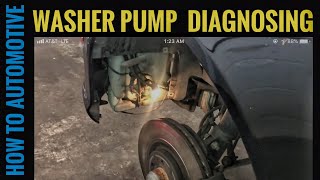 How To Check If Your Windshield Washer Pump Is Working [upl. by Assiren]