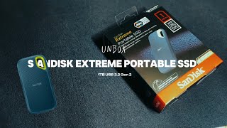 Unbox SanDisk Extreme Portable SSD  how to format for Mac [upl. by Stace]