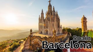 Walking Tour Spain  Barcelona Travel [upl. by Liartnod]