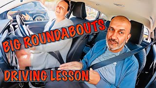 ROUNDABOUTS DRIVING LESSON [upl. by Haneehs]