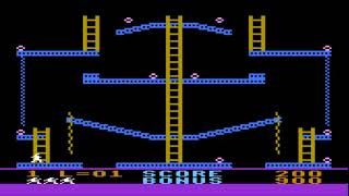 jumpman Junior Randy Glover Atari 8 bit [upl. by Terrell]