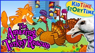 The Amazing Turkey Rescue 🦃 Funny Thanksgiving Kids Book Read Aloud [upl. by Flan]