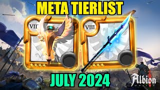 JULY 2024 META TIERLIST  Albion Online [upl. by Anuahsal]