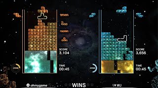 Tetris Effect Connected202411301534Zone BATTLE rank match [upl. by Eybbob]