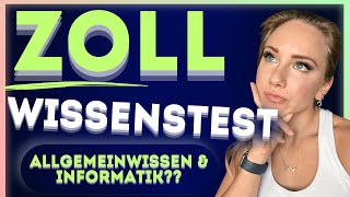 🛂🛂 WISSENSTEST Allgemeinwissen im ZOLL Auswahlverfahren  Tipps mit Beispielaufgaben [upl. by Hopfinger]