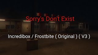 Sorrys Dont Exist  Incredibox Frostbite  Original   V3 [upl. by Ydassac]