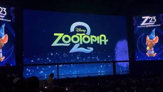 NICK WILDE ANNOUNCES ZOOTOPIA 2 AT D23 [upl. by Scuram]