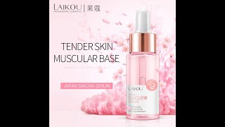 LAIKOU Sakura Serum Japan Extract Essence [upl. by Eedrahc]