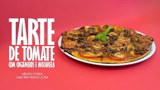 Tarte de Tomate com Cogumelos e Mozarela [upl. by Aihset518]