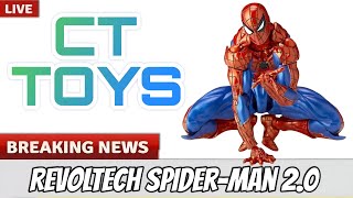 CT Toys News Amazing Yamaguchi SpiderMan 20 is coming Revoltech Bootleg [upl. by Mcmaster803]