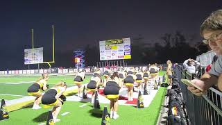 St Amant Cheer Squad Pumps Up the Crowd at Football Game [upl. by Kcirredal68]