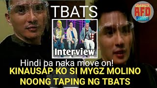 MY INTERVIEW WITH MYGZ MOLINO DURING TBATS TAPING [upl. by Elwira]