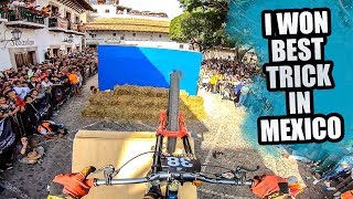 I WON BEST TRICK AT THE TAXCO URBAN MTB DOWNHILL [upl. by Eidua332]