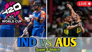 🏏 IND vs AUS T20 World Cup Super 8 Match  Real cricket 24  SP cricinfo Live  Virat kohli [upl. by Eneli]