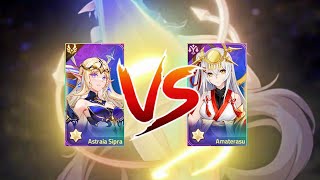 Astraia Sipra vs Amaterasu  Whos better🤔  Mobile Legends Adventure [upl. by Johppa658]