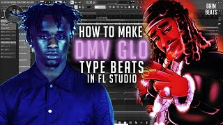 tutorial 003 How To Make DMV GLO Type Beats DMV DRUMS TUTORIAL 😈With ProducedbyGrim petrogang [upl. by Anih399]