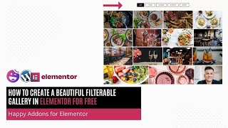 How to create a filterable gallery in Elementor for free [upl. by Llerrahs]