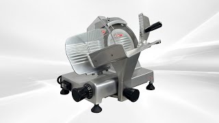 restaurant Meat Slicer 75quot Blade Meat Slicer Deli Meat Cheese Food Slicer Industrial HBS 195JS [upl. by Lamont582]