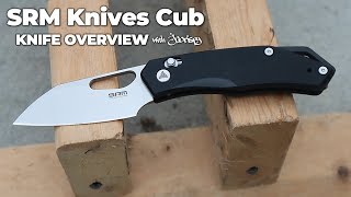 SRM Cub Folding Knife  5Minute Review  Atlantic Knife [upl. by Lashar13]