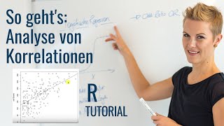 Korrelationen und Streudiagramme erstellen mit R [upl. by Selry]