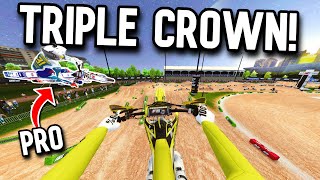 HOW I WON MY FIRST TRIPLE CROWN IN MX BIKES [upl. by Alexandr]