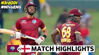 West Indies vs England 3rd ODI Highlights 2024  WI vs ENG 2024  WI vs ENG 3rd ODI Highlights 2024 [upl. by Emmit647]