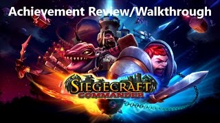 Siegecraft Commander Xbox One Achievement Walkthrough [upl. by Volnay]