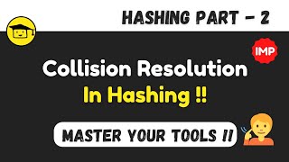 Collision Resolution In Hashing  Part 2 [upl. by Aneehsram927]