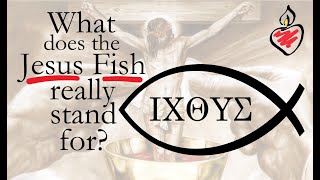 Jesus Fish amp Wheel IΧΘΥΣ Ichthus Explanation from the Early Church Biblical Greek [upl. by Haikezeh647]