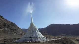 Ice Stupa Glaciers  Receding Himalayan Woes [upl. by Natalina]