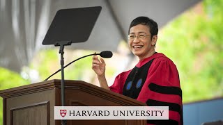 Maria Ressa delivers the Commencement Address  Harvard Commencement 2024 [upl. by Nosnibor]