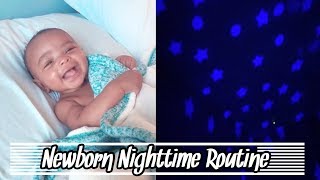 NEWBORNINFANT NIGHTTIME ROUTINE  FIRST TIME MOM [upl. by Neahs]