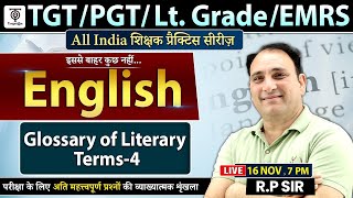 TGTPGTLt Grade  EMRS ENGLISH  Glossary of Literary Terms4 RP Sir TargetOn [upl. by Claresta860]