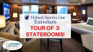 Explore Holland America Eurodams Luxurious Staterooms [upl. by Ferrell161]